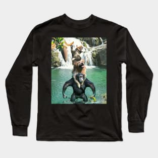 Cat, Dog & Ape Long Sleeve T-Shirt